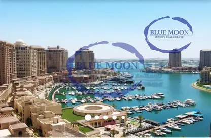 Apartment - 2 Bedrooms - 3 Bathrooms for sale in East Porto Drive - Porto Arabia - The Pearl Island - Doha