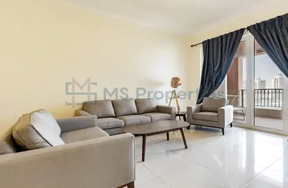 Apartment - 1 Bedroom - 2 Bathrooms for rent in Viva East - Viva Bahriyah - The Pearl Island - Doha