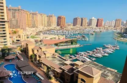 Apartment - 2 Bedrooms - 3 Bathrooms for sale in East Porto Drive - Porto Arabia - The Pearl Island - Doha