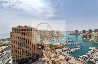 Apartment - 2 Bedrooms - 2 Bathrooms for rent in East Porto Drive - Porto Arabia - The Pearl Island - Doha