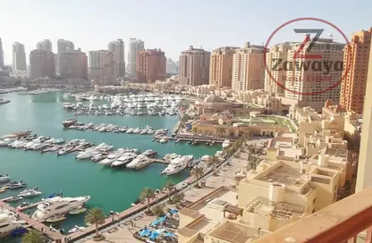 Apartment - 2 Bedrooms - 3 Bathrooms for sale in West Porto Drive - Porto Arabia - The Pearl Island - Doha