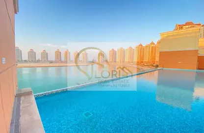 Apartment - 1 Bedroom - 2 Bathrooms for rent in Viva West - Viva Bahriyah - The Pearl Island - Doha