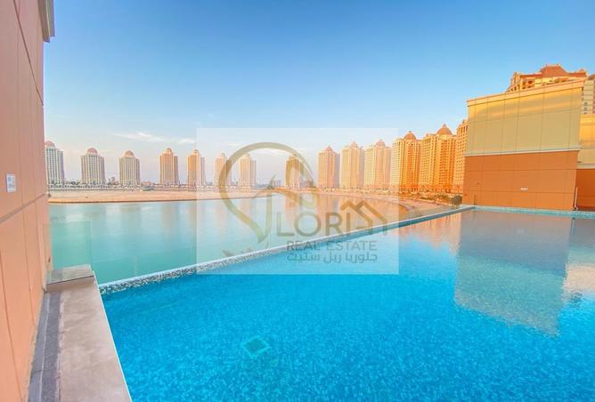 Apartment - 1 Bathroom for rent in Viva West - Viva Bahriyah - The Pearl Island - Doha