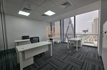 Office Space - Studio - 2 Bathrooms for rent in Burj Al Marina - Marina District - Lusail