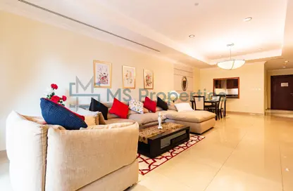 Apartment - 2 Bedrooms - 3 Bathrooms for rent in East Porto Drive - Porto Arabia - The Pearl Island - Doha