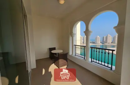 Apartment - 2 Bedrooms - 3 Bathrooms for rent in Viva West - Viva Bahriyah - The Pearl Island - Doha