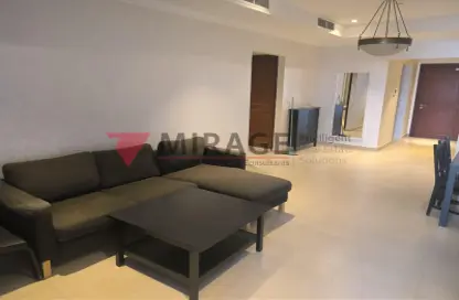 Apartment - 1 Bedroom - 2 Bathrooms for rent in Tower 4 - Porto Arabia - The Pearl Island - Doha