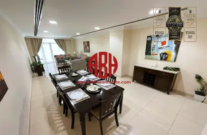 Apartment - 2 Bedrooms - 3 Bathrooms for rent in Jasmine Residence - Fereej Bin Mahmoud South - Fereej Bin Mahmoud - Doha