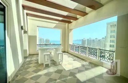 Apartment - 7 Bedrooms for rent in Al Mutahidah Tower - Viva Bahriyah - The Pearl Island - Doha