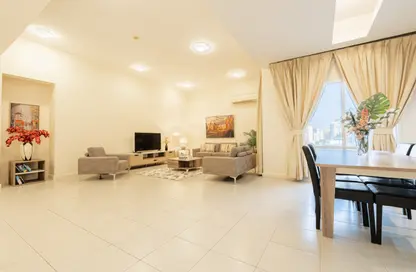 Apartment - 2 Bedrooms - 3 Bathrooms for rent in Oryx Apartments - Al Mirqab Al Jadeed - Doha