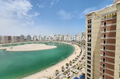 Apartment - 2 Bedrooms - 3 Bathrooms for rent in Viva West - Viva Bahriyah - The Pearl Island - Doha