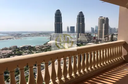 Apartment - 3 Bedrooms - 4 Bathrooms for sale in Tower 5 - Porto Arabia - The Pearl Island - Doha