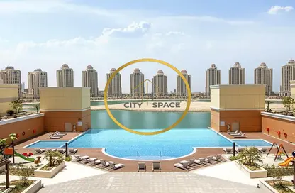 Apartment - 2 Bedrooms - 4 Bathrooms for sale in Al Mutahidah Tower - Viva Bahriyah - The Pearl Island - Doha