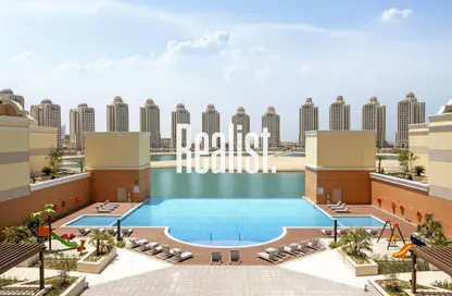 Duplex - 2 Bathrooms for rent in Viva West - Viva Bahriyah - The Pearl Island - Doha