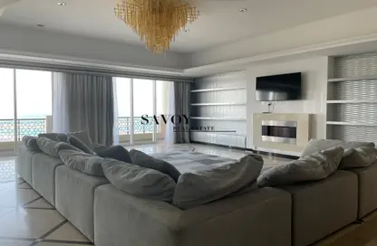 Penthouse - 5 Bedrooms - 6 Bathrooms for rent in Imperial Diamond - Viva Bahriyah - The Pearl Island - Doha