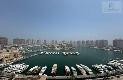 Apartment - 1 Bedroom - 2 Bathrooms for rent in Tower 5 - Porto Arabia - The Pearl Island - Doha