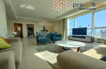 Apartment - 2 Bedrooms - 4 Bathrooms for rent in Marina Residences 195 - Marina District - Lusail