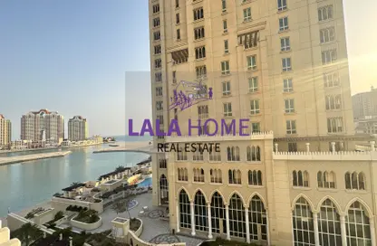 Apartment - 2 Bathrooms for rent in Viva West - Viva Bahriyah - The Pearl Island - Doha