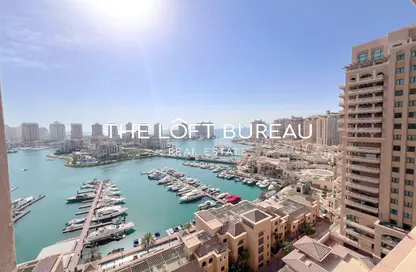 Apartment - 2 Bedrooms - 3 Bathrooms for sale in West Porto Drive - Porto Arabia - The Pearl Island - Doha