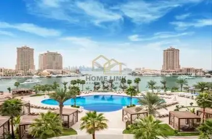 شقة - 2 غرف نوم - 2 حمامات للايجار في The St. Regis Marsa Arabia Island - Marsa Arabia - جزيرة اللؤلؤة - الدوحة