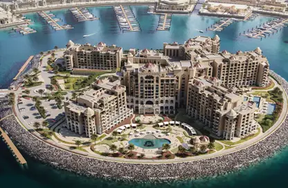 شقة - 2 غرف نوم - 3 حمامات للايجار في The St. Regis Marsa Arabia Island - Marsa Arabia - جزيرة اللؤلؤة - الدوحة