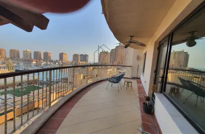 Apartment - 2 Bedrooms - 3 Bathrooms for sale in Marina Gate - Porto Arabia - The Pearl Island - Doha