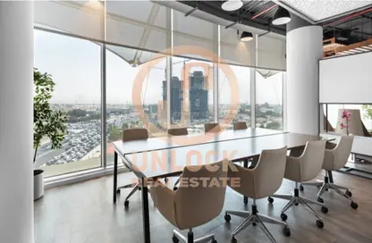 Office Space - Studio - 1 Bathroom for rent in Alfardan Residential Tower - Alfardan Towers - West Bay - Doha